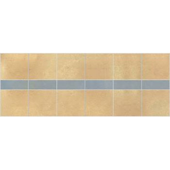 Mosaic House Moroccan tile MDV Stripe Border 14-17 Natural, Unglazed, Terracotta Sky blue  zellige, mosaic, zellij, border, glaze 